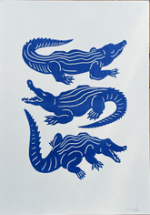 Crocodiles - Tintin / Print